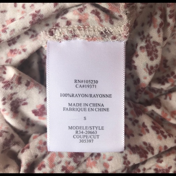 Joie Rayon Floral Top - Picture 7 of 7